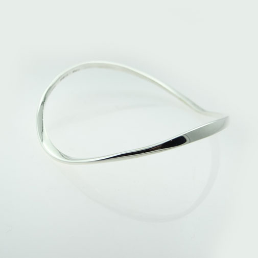 Mexican Sterling Silver Wave Bangle
