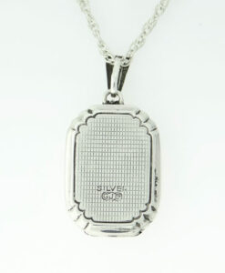 Vintage Sterling Silver Floral Locket by Georg Jensen