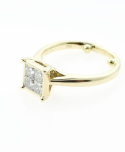 18ct Gold Diamond Cluster Ring 1.00ct