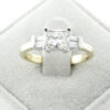 18 CARAT GOLD THREE STONE 1.28CT DIAMOND RING