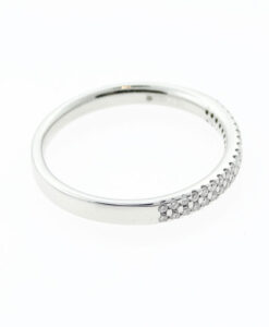 Platinum Brilliant Cut Diamond Half Eternity Ring .25ct