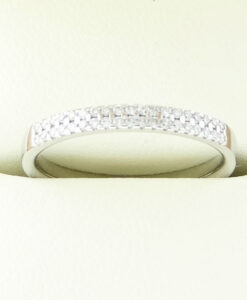 Platinum Brilliant Cut Diamond Half Eternity Ring .25ct