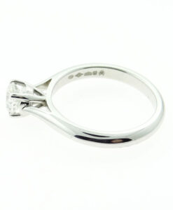 Platinum Brilliant Cut Diamond Solitaire Ring .50ct by Mappin and Webb London