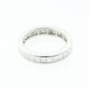 Platinum 2.20ct Asscher Diamond Full Eternity Ring