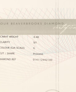 Platinum Diamond Princess Cut Solitaire Ring