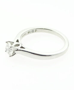 Hearts On Fire 0.53ct Platinum Diamond Solitaire Engagement Ring