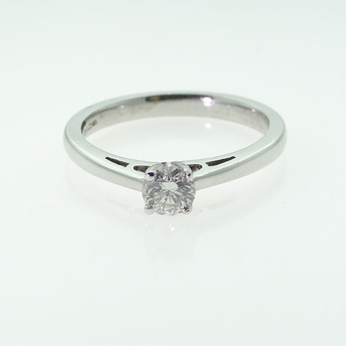 18ct Yellow Gold 0.37carat Diamond Solitaire Ring