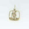 9ct Gold Saint Christopher Pendant