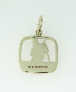 9ct Gold 12mm Saint Christopher Pendant