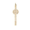 Vintage 9ct Gold Engraved Celtic Cross 1982