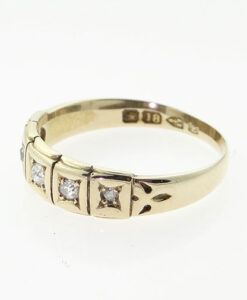 Antique 18ct Gold .20ct Diamond Ring Hallmarked Chester 1888