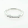 18ct White Gold Princess Cut Diamond Seven Stone Ring
