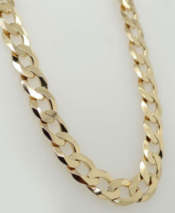 9ct Gold Curb Link Chain 22