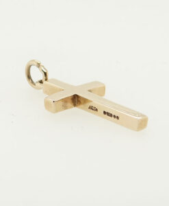 Vintage 9ct Solid Gold Cross London 1973