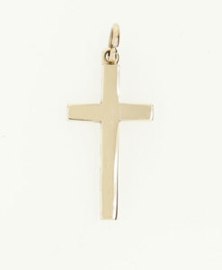 Vintage 9ct Solid Gold Cross London 1973