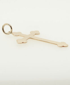 Vintage 9ct Solid Gold Cross London 1972