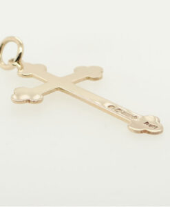 Vintage 9ct Solid Gold Cross London 1972