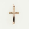 Vintage 9ct Solid Gold Engraved Cross c1930