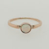 Antique 9ct Rose Gold Opal Ring c1900