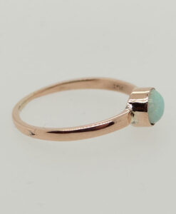 Antique 9ct Rose Gold Opal Ring c1900