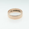 9ct rose gold wedding band ring