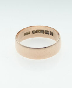9ct rose gold wedding band ring