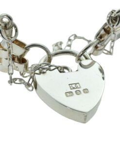 Vintage Sterling Silver Three Bar Gate Bracelet