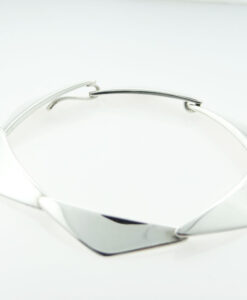 VINTAGE SILVER HANS HANSEN TRIANGLES BRACELET by DESIGNER BENT GABRIELSEN