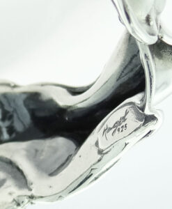 Hagit Gorali Silver and Pearl Bangle