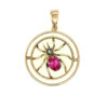 Vintage 9ct Gold Spider Pendant