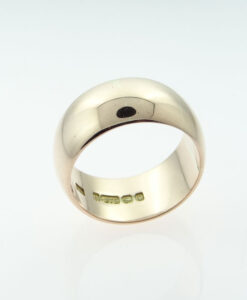 Broad 9ct Rose Gold Wedding Ring 10.5g