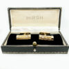 HIRSH DIAMOND CUFFLINKS IN 18ct GOLD