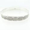 Vintage 1970 Solid Sterling Silver Bangle
