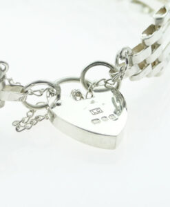 Vintage Four Bar Sterling Silver Gate Bracelet