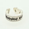 Chrome Hearts Scroll Label Ring