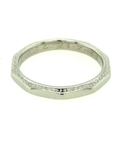 Vintage 1930's Platinum Wedding Ring