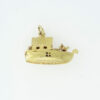 9ct Gold Noah's Ark Charm hallmarked 1973