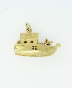 9ct Gold Noah's Ark Charm hallmarked 1973