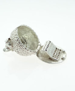 Vintage Sterling Silver Opening Beehive Charm
