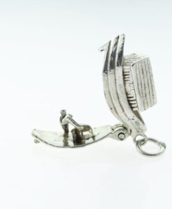 Vintage Sterling Silver Opening Noah's Ark Charm