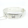 Vintage 1967 Sterling Silver Star Bangle
