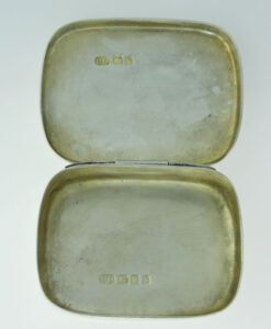 Antique Solid Sterling Silver Pill Box
