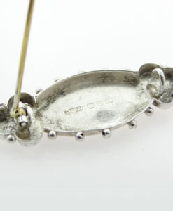 Victorian Silver GERTIE Name Brooch 1894