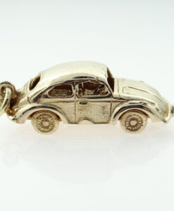 Vintage 9ct Gold VW Beetle Car Charm