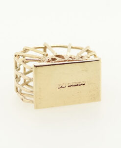 Vintage 9ct Gold Bird Cage Charm