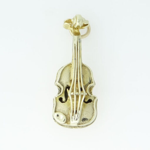 Vintage 9ct Gold Violin Charm