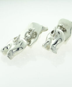Vintage Sterling Silver Pig Cufflinks by Links of London