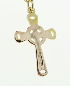 Vintage Georg Jensen 9ct Gold Cross London 1977