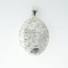 Vintage 1976 Sterling Silver Oval Locket