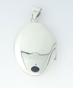 Vintage Sterling Silver Oval Locket